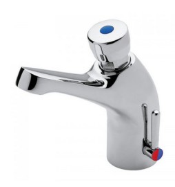 MISCELATORE LAVABO CON ARRESTO TEMPORIZZATO SERIE CLASSICA Cromo