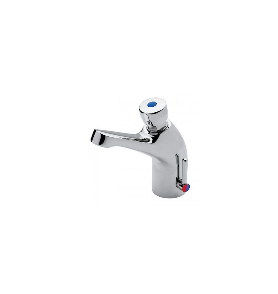 MISCELATORE LAVABO CON ARRESTO TEMPORIZZATO SERIE CLASSICA Cromo