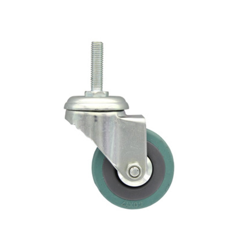 BL RUOTA GOMMATA C/PERNO 50 MM DA 2 PZ