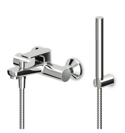 MONOCOMANDO VASCA-DOCCIA ESTERNO C/ACCESSORI SERIE WIND Cromo