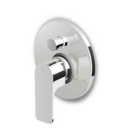 MONOCOMANDO INCASSO VASCA-DOCCIA C/DEV. SERIE WIND Cromo