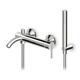 MONOCOMANDO VASCA DOCCIA ESTERNO C/ACCESSORI SERIE ZXS Cromo