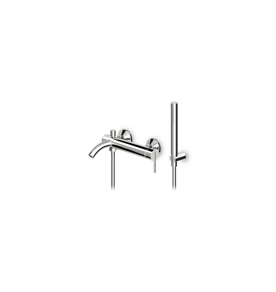 MONOCOMANDO VASCA DOCCIA ESTERNO C/ACCESSORI SERIE ZXS Cromo