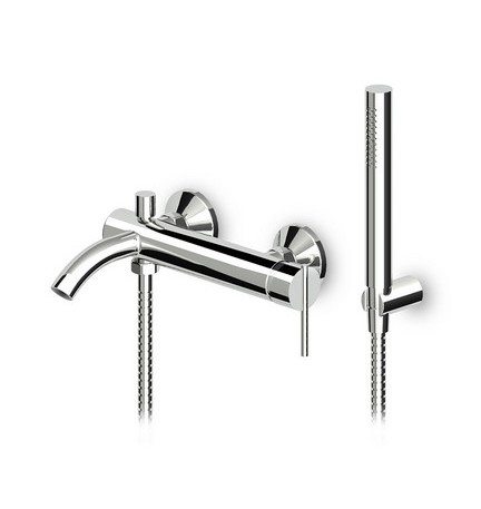 MONOCOMANDO VASCA DOCCIA ESTERNO C/ACCESSORI SERIE ZXS Cromo