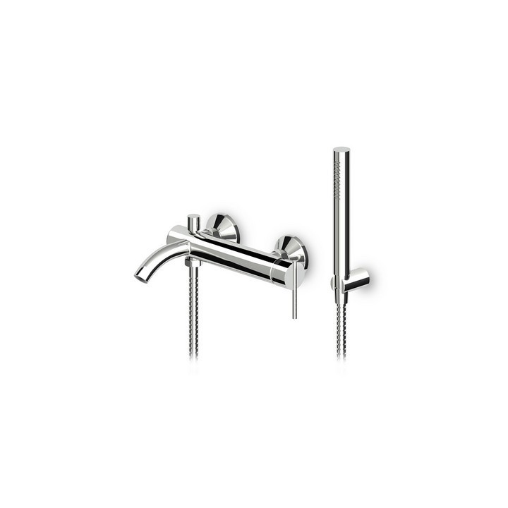 MONOCOMANDO VASCA DOCCIA ESTERNO C/ACCESSORI SERIE ZXS Cromo