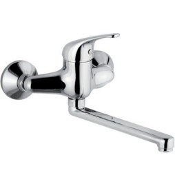 MISCELATORE MONOCOMANDO LAVELLO A MURO ASTRO 2 Cromo