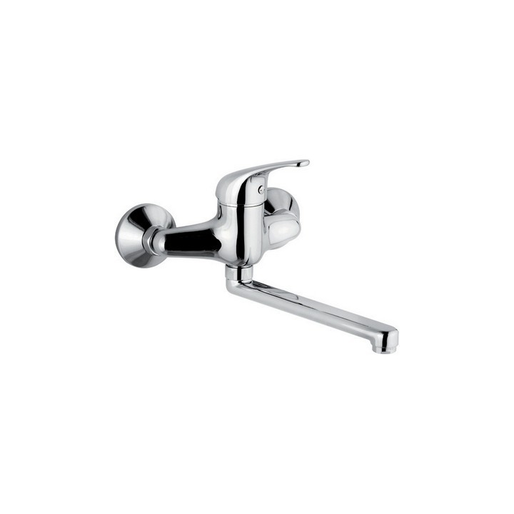 MISCELATORE MONOCOMANDO LAVELLO A MURO ASTRO 2 Cromo