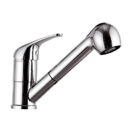 MISCELATORE MONOC. LAVELLO DOCCIA ESTRAIBILE LINEA ASTRO 2 Cromo
