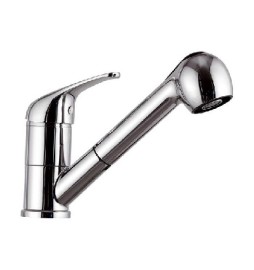 MISCELATORE MONOC. LAVELLO DOCCIA ESTRAIBILE LINEA ASTRO 2 Cromo