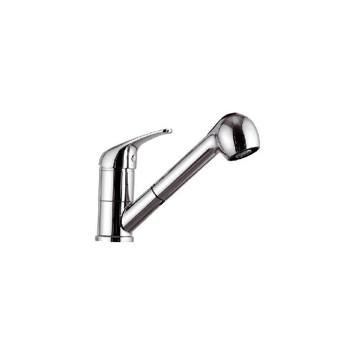 MISCELATORE MONOC. LAVELLO DOCCIA ESTRAIBILE LINEA ASTRO 2 Cromo