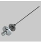 COMANDO COMPLETO PER SCARICO AUTOMATICO BIDET - Cromo