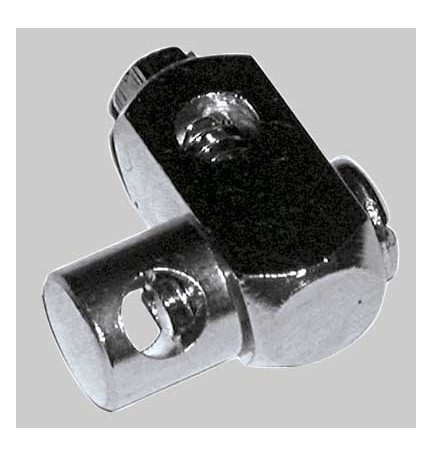 SNODO DOPPIO IN OTTONE QUADRO - -