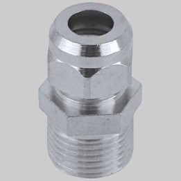 NIPLES MASCHIO PER CANNETTE CROMATO - 3/8x12