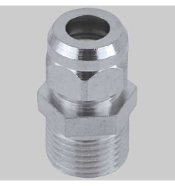 NIPLES MASCHIO PER CANNETTE CROMATO - 3/8x12