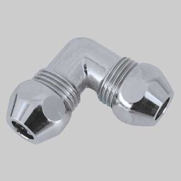 RACCORDO CURVO DOPPIO CROMATO - 10x10