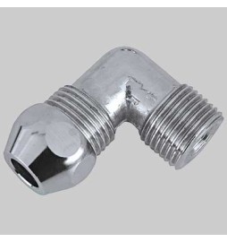 RACCORDO CURVO MASCHIO CROMATO - 10x1/2