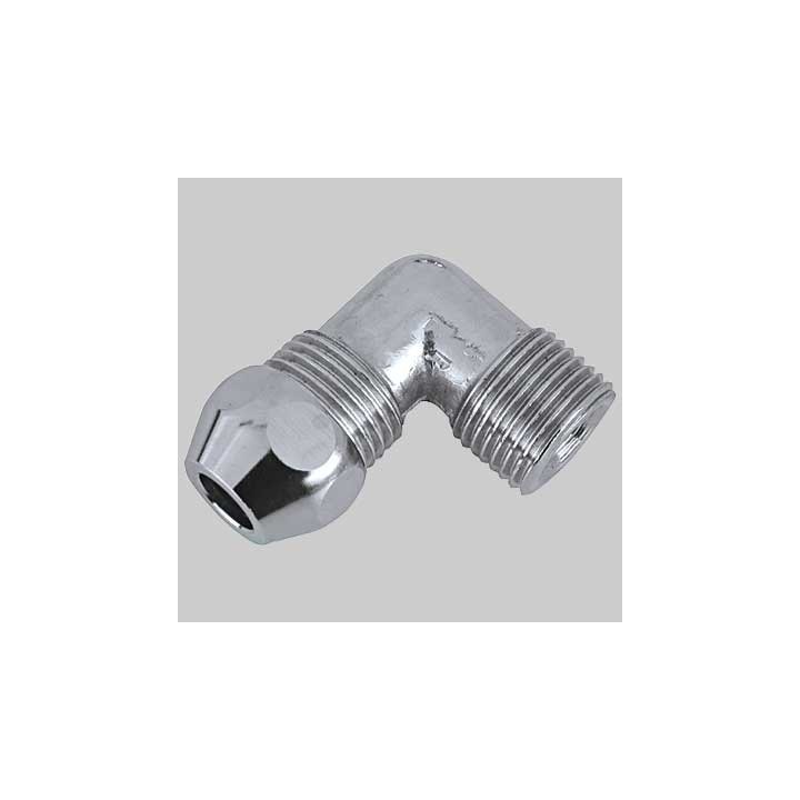 RACCORDO CURVO MASCHIO CROMATO - 12x1/2