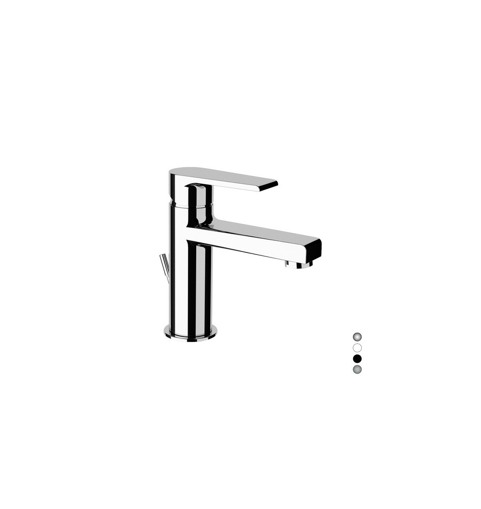 MONOCOMANDO LAVABO LINEA ARTIC Nichel Spazzolato