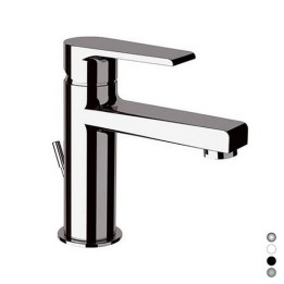 MONOCOMANDO LAVABO MEDIO LINEA ARTIC Nichel Spazzolato lucido