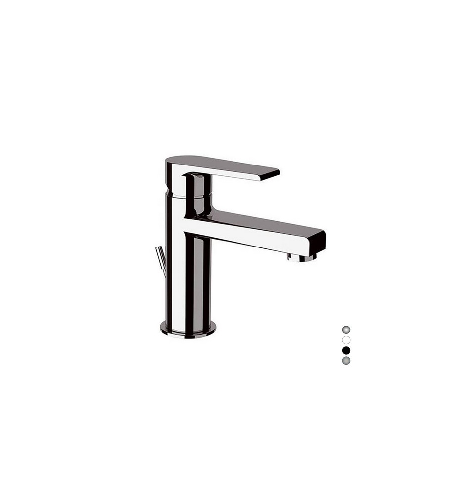 MONOCOMANDO LAVABO MEDIO LINEA ARTIC Nichel Spazzolato