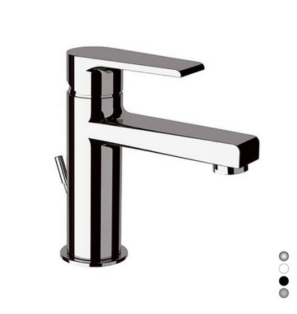 MONOCOMANDO LAVABO MEDIO LINEA ARTIC Nichel Spazzolato