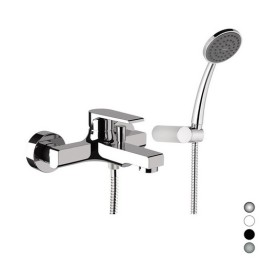 MONOCOMANDO VASCA ESTERNO CON ACCESSORI LINEA ARTIC Nero Opaco