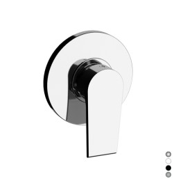 MONOCOMANDO INCASSO DOCCIA LINEA ARTIC Bianco Opaco