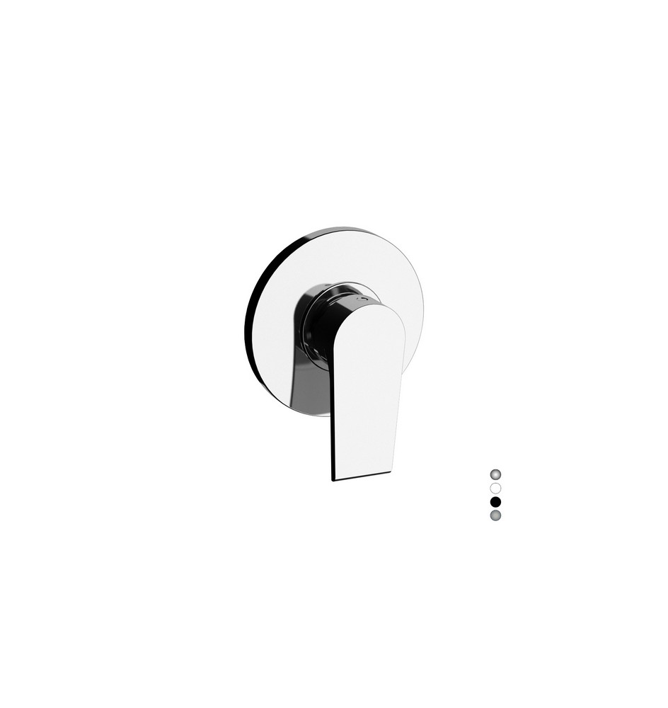 MONOCOMANDO INCASSO DOCCIA LINEA ARTIC Nichel Spazzolato