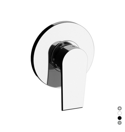 MONOCOMANDO INCASSO DOCCIA LINEA ARTIC Nichel Spazzolato