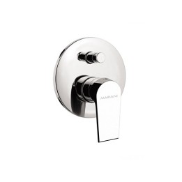 MONOCOMANDO INCASSO DOCCIA CON DEVIATORE LINEA ARTIC Bianco Opaco