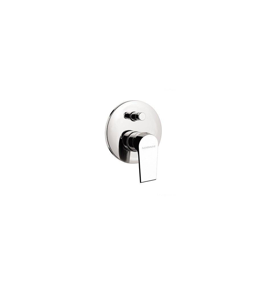 MONOCOMANDO INCASSO DOCCIA CON DEVIATORE LINEA ARTIC Nichel Spazzolato
