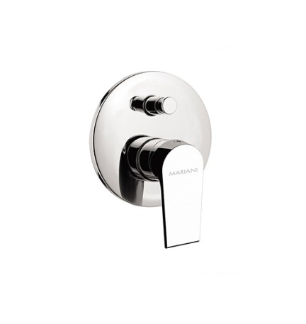 MONOCOMANDO INCASSO DOCCIA CON DEVIATORE LINEA ARTIC Nichel Spazzolato