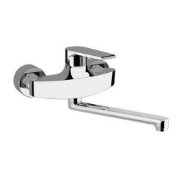 MISCELATORE MONOCOMANDO LAVELLO A MURO LINEA ARTIC Cromo