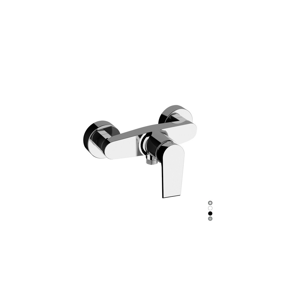 MONOCOMANDO ESTERNO DOCCIA SENZA ACCESSORI LINEA ARTIC Nero Opaco