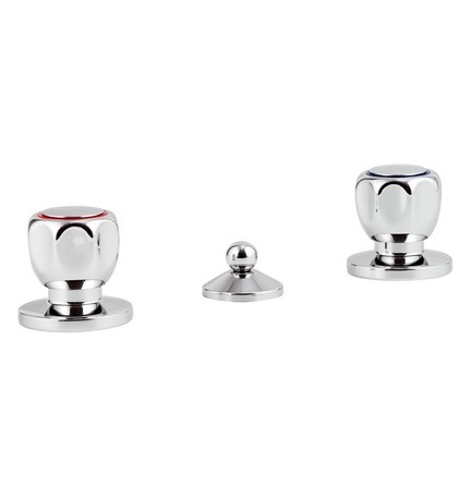 BATTERIA BIDET 3 FORI LINEA DOMINO Cromo