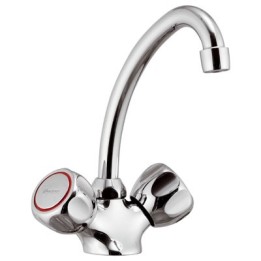 MISCELATORE MONOFORO LAVELLO LINEA DOMINO Cromo
