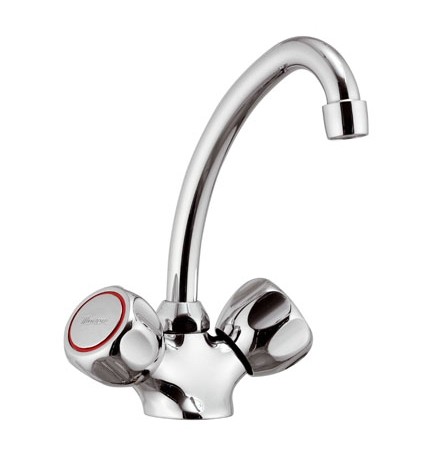 MISCELATORE MONOFORO LAVELLO LINEA DOMINO Cromo