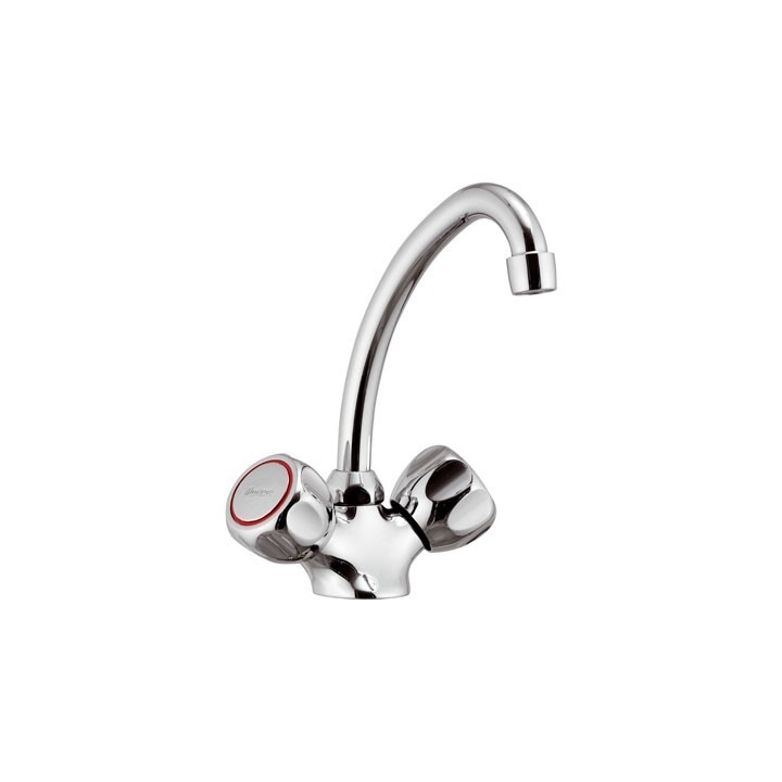 MISCELATORE MONOFORO LAVELLO LINEA DOMINO Cromo