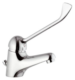 MISCELATORE MONOCOMANDO LAVABO CON LEVA CLINICA EPIC Cromo
