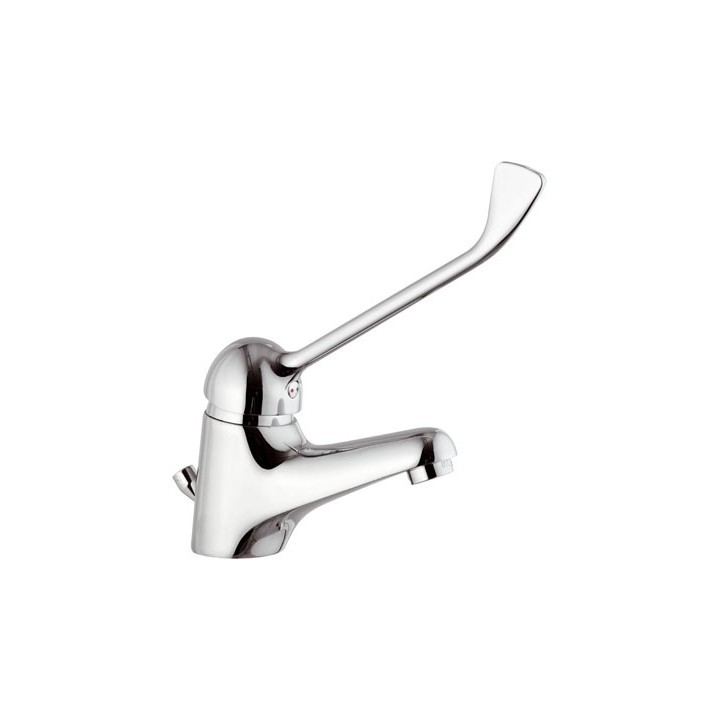 MISCELATORE MONOCOMANDO LAVABO CON LEVA CLINICA EPIC Cromo