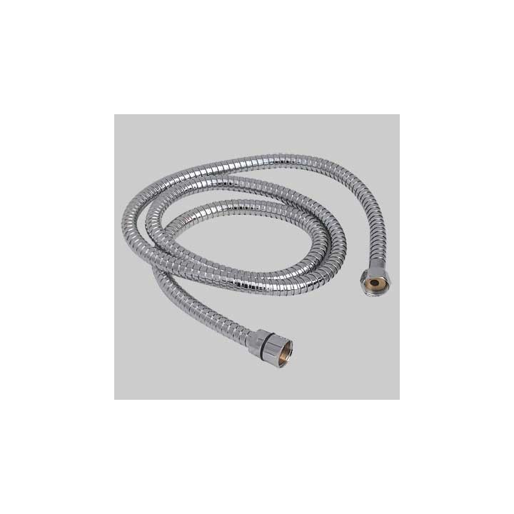 LACCIO DOCCIA DOPPIA AGGRAFFATURA DADO GIREVOLE IN OTTONE - 1/2x1/2 conico cm 200