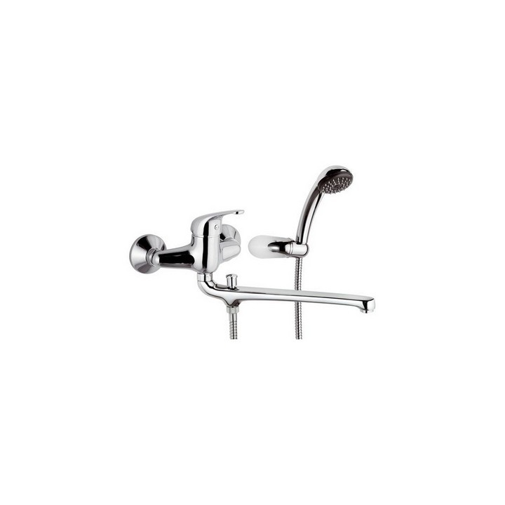 MISCELATORE MONOCOMANDO VASCA CON ACCESSORI LINEA EPIC Cromo