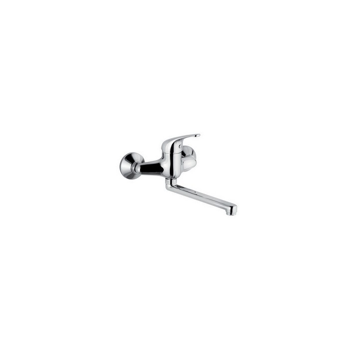 MISCELATORE MONOCOMANDO LAVELLO A MURO LINEA EPIC Cromo