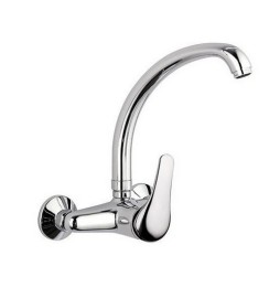 MISCELATORE MONOCOMANDO LAVELLO A MURO BOCCA ALTA EPIC Cromo