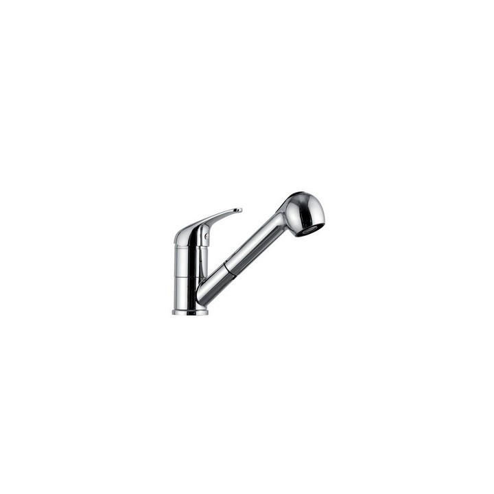 MISCELATORE MONOC. LAVELLO CON DOCCIA ESTRAIBILE 2 GETTI LINEA EPIC Cromo