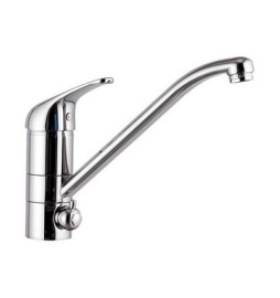 MISCELATORE MONOCOMANDO LAVELLO CON DEVIATORE LINEA EPIC Cromo