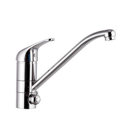 MISCELATORE MONOCOMANDO LAVELLO CON DEVIATORE LINEA EPIC Cromo