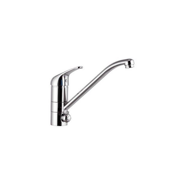 MISCELATORE MONOCOMANDO LAVELLO CON DEVIATORE LINEA EPIC Cromo