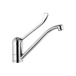 MISCELATORE MONOCOMANDO LAVELLO CON LEVA CLINICA LINEA EPIC Cromo