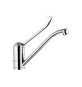 MISCELATORE MONOCOMANDO LAVELLO CON LEVA CLINICA LINEA EPIC Cromo